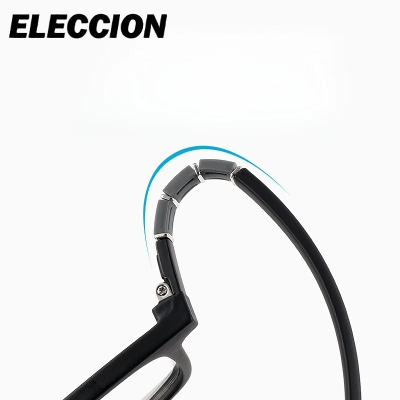 ELECCION Prescription Glasses Presbyopia Myopia Glasses TR90 Square  Men Women Anti Blue Light Photochromic Optical Eyewear