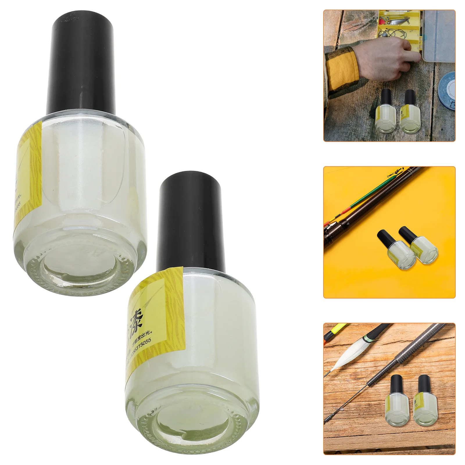 

2Pcs Luminescent Paint for Art Craft DIY Glow in The Dark Neon Pigment Set for Canvas Fabric Metal Plastic Indoor Outdoor Decor