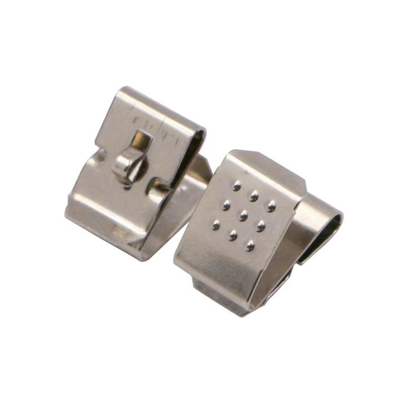 

100pcs/lot Spring Steel Nickel Plate A, AA, CR2, CR123A Snap-On 209 Leaf Spring Battery Contact