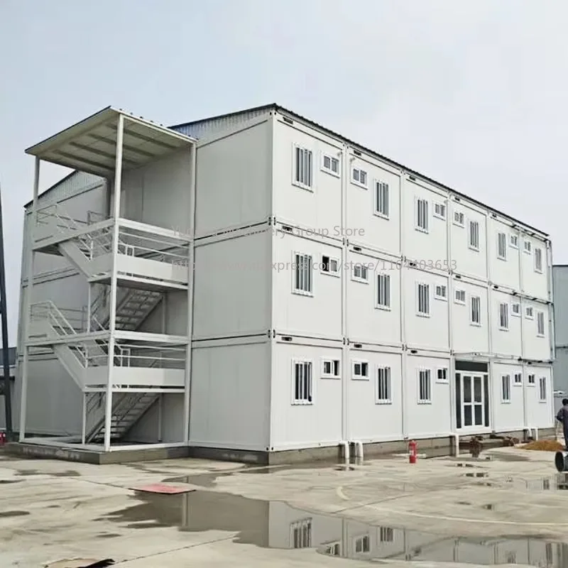 Prefabricated Folding Container House Portable Modular Living Home Luxury Prefab Detachable Flat Pack Office Cabin