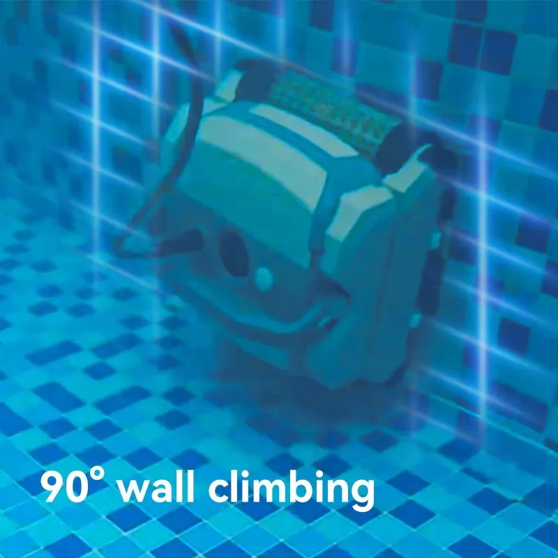 Pulizia della piscina Robot senza fili Pulitore automatico per piscine interrate