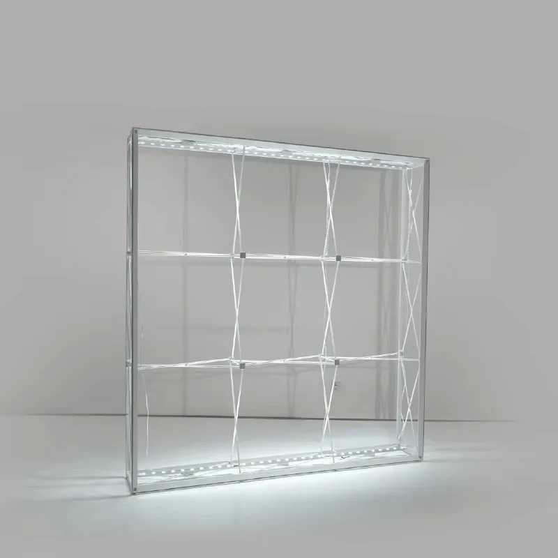 3X3 Backlit Pop-Up Booth Trade Show Event Background Booth