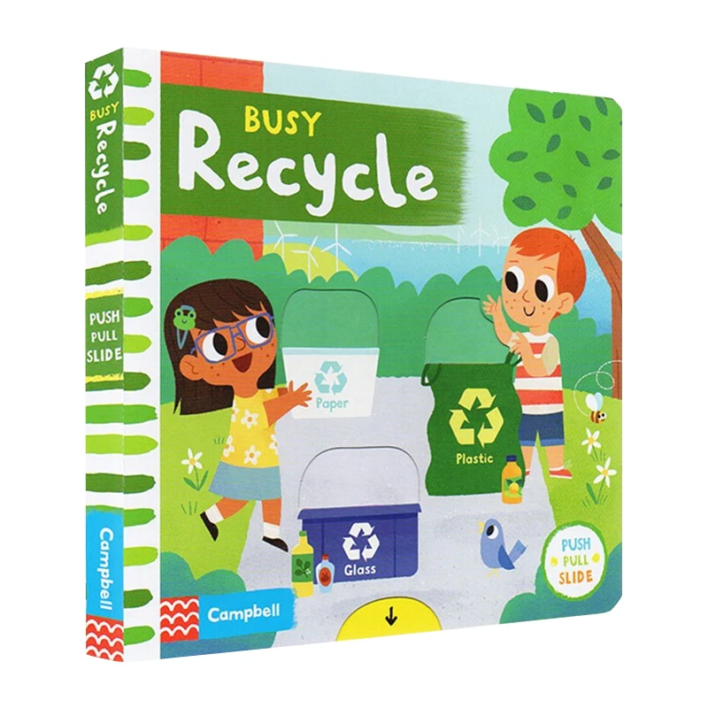 

Busy Recycle Busy Baby Children's books aged 1 2 3, English picture book 9781529051261