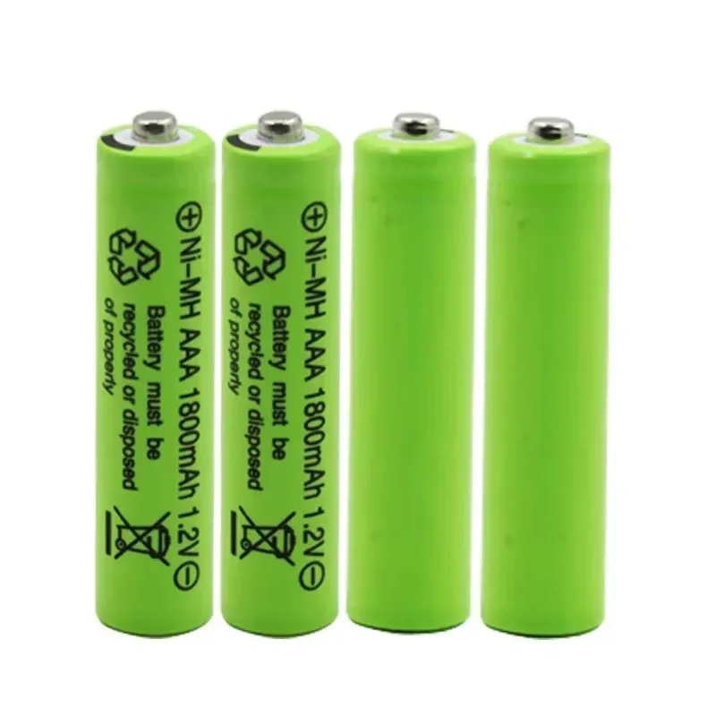 1~20PCS 100% Original AAA 1800 mAh 1.2 V Quality rechargeable battery AAA 1800 mAh Ni-MH rechargeable 1.2 V 3A battery