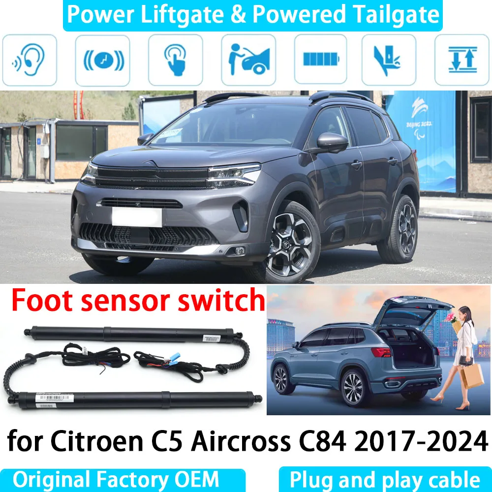 

for Citroen C5 Aircross C84 2017-2024 Automatic Electric Power Liftgate Powered Tailgate Strut Tail Gate Lift System