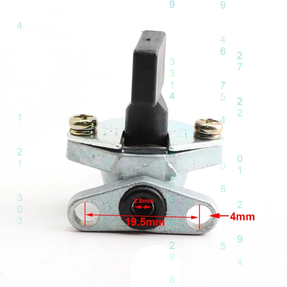 Aluminum Alloy Fuel Tank Switch for 49cc Mini Pocket Bike Motorcycle Parts