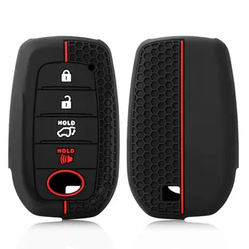 Silikonové pouzdro na dálkové ovládání od auta pro Toyota CHR Hilux Fortuner Land Cruiser 200 Camry Corolla Crown RAV4 Highland 10 nejlepší prodej Kryt klíče od Toyoty Camry - №6