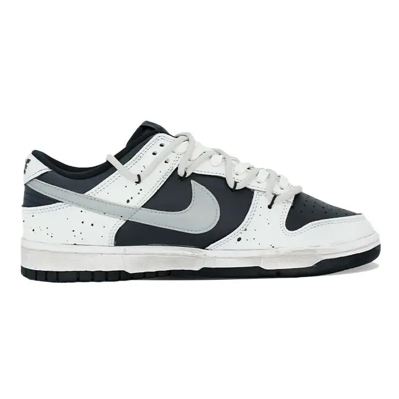 【Customize】Nike Dunk Skateboarding Shoes Men Low-top Black/white/gray Sneakers shoes DJ6188-002