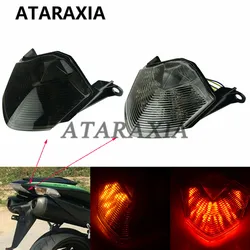 Motorcycle Tail Light Brake Turn Signals Rear LED Lamp Cafe Racer For Kawasaki Z750 Z1000 2007-2008 Ninja ZX10R ZX6R 2008-2010