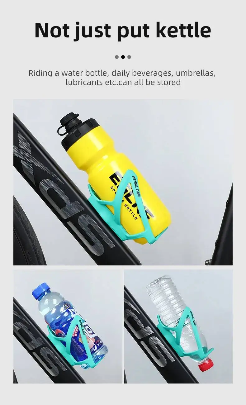 ESLNF Gummi-Lackierte Mountainbike-Flaschenhalterung mit Airtag-Halterung – Detail 8