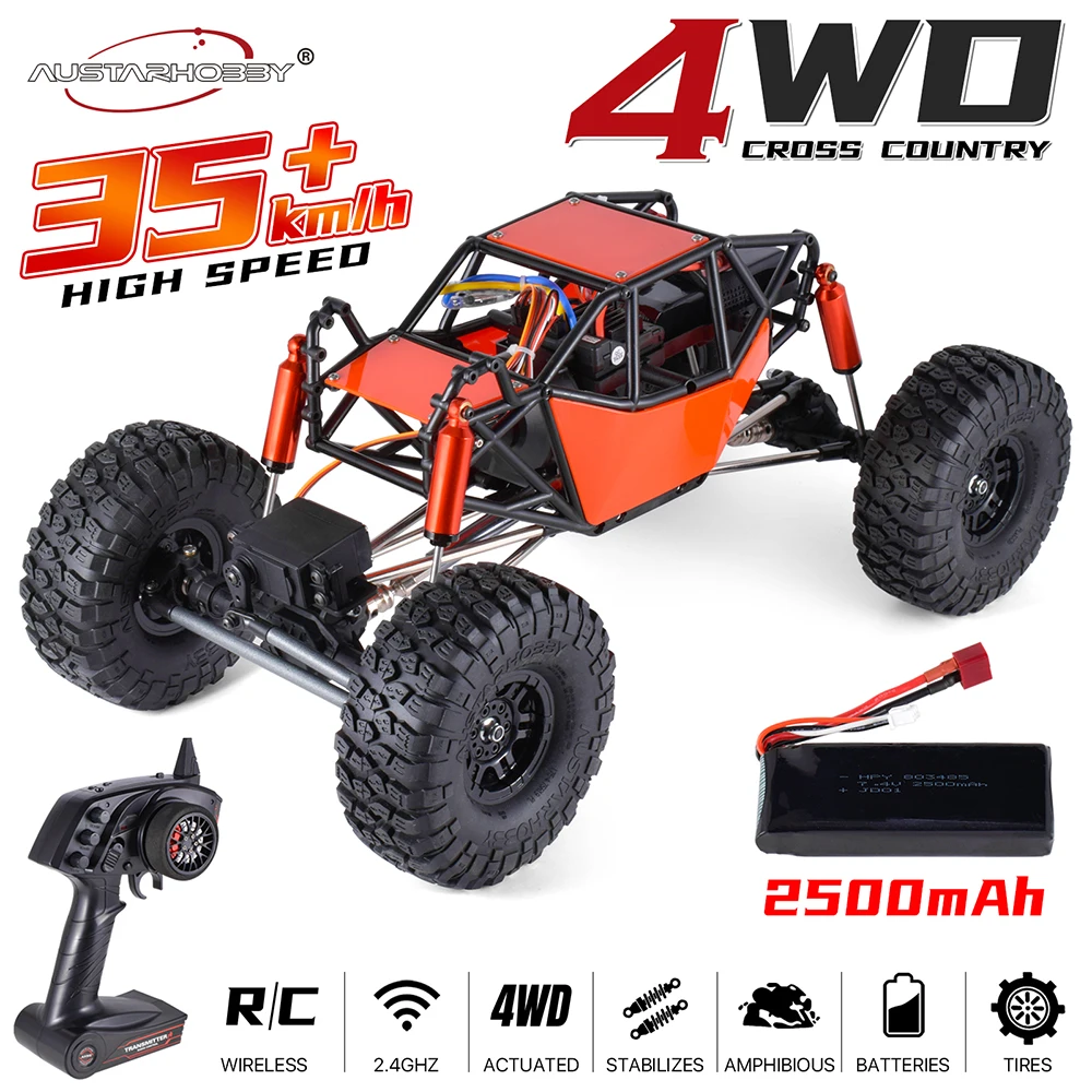 AUSTARHOBBY AX-8504 RC Car 1/10 4WD Electric Crawler 2.4G Remote Control Truck