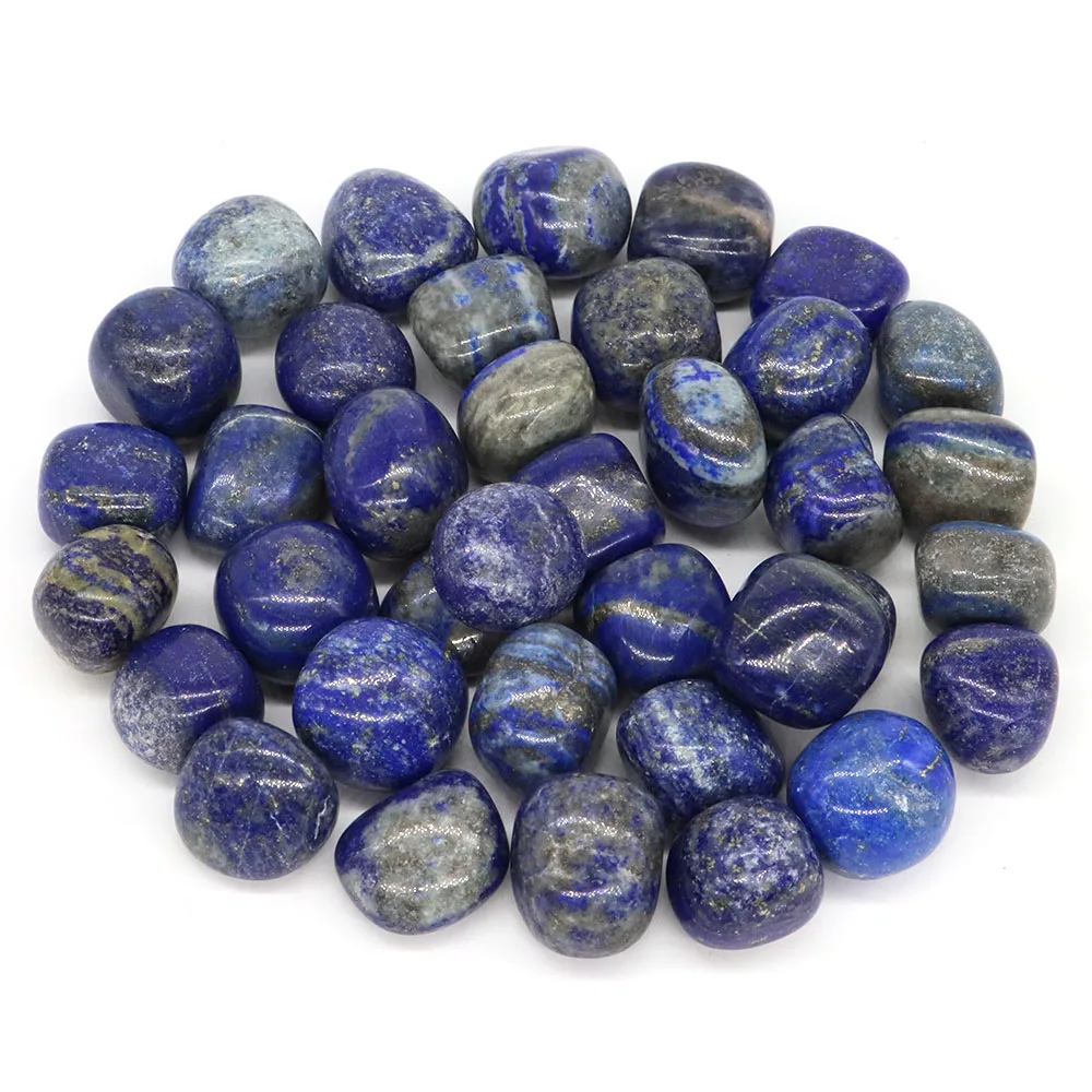 Wholesale Natural Tumbled Stones Lapis Lazuli Reiki Healing Crystals Gemstone Minerals Specimen Home Garden Tank Aquarium Decor