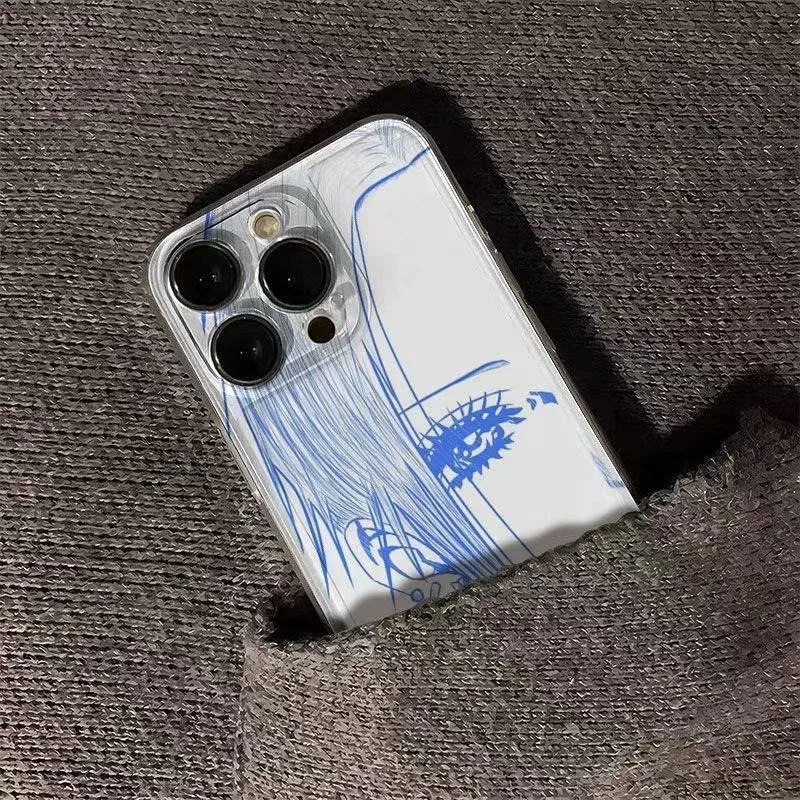 الفاخرة الهزلية لطيف Oosaki نانا جراب هاتف لسامسونج S25 S24 S23 S22 S21 S20 FE نوت 20 زائد الترا لايت 5G واضح لينة غطاء من البولي يوريثان