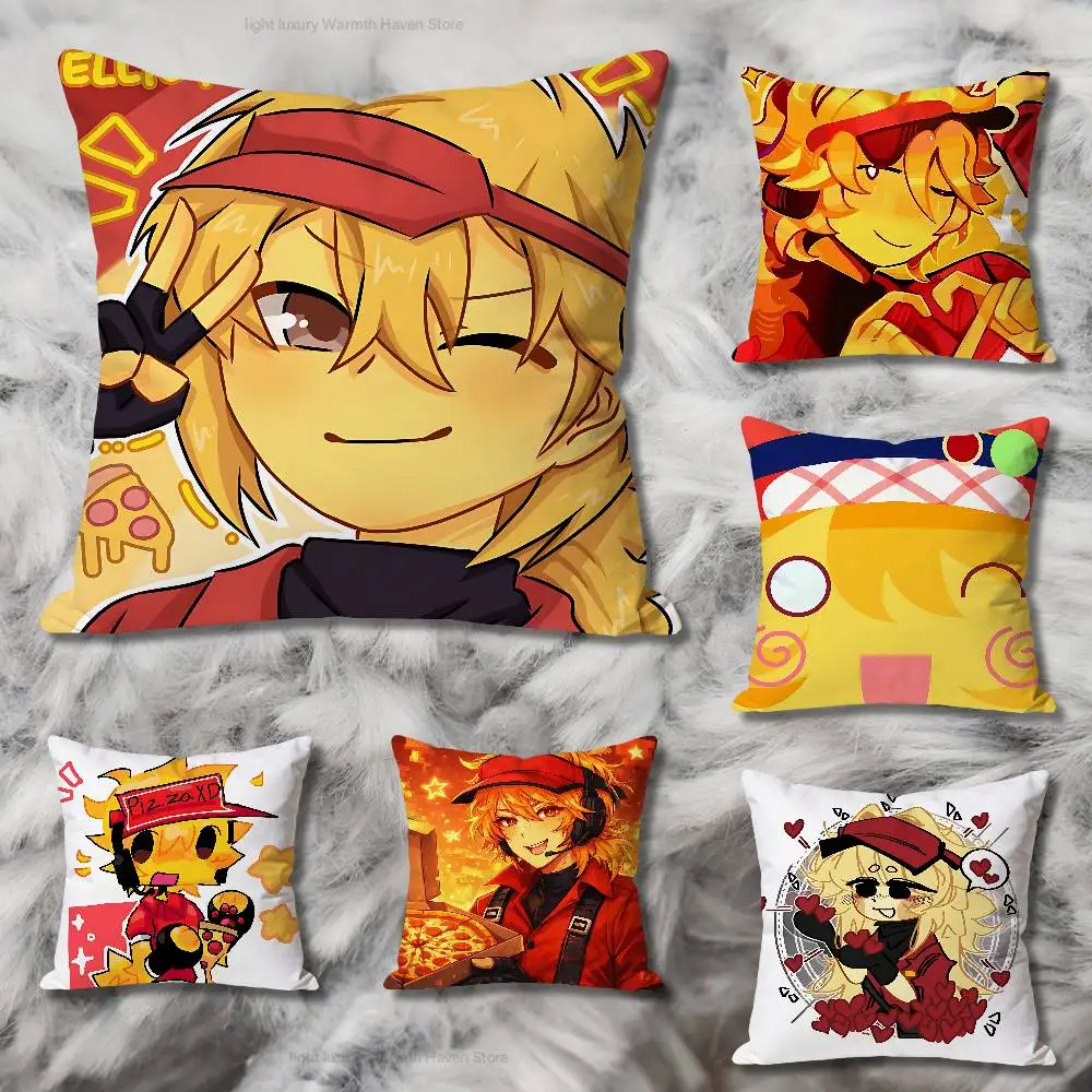

F-ForsakenS E-Elliot Anime Celebrity Merchandise All-Match Printed Pillow Case Sofa Car Office Room Decoration Protector