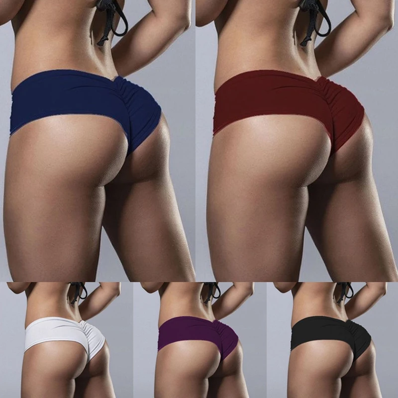 Frauen Yoga Briefs Fitness Bike Sexy Shorts Fashion Workout Push Up Sportswear Sport Mini Kurze Gym Shorts Mädchen Spodenki Damskie – Detail 2