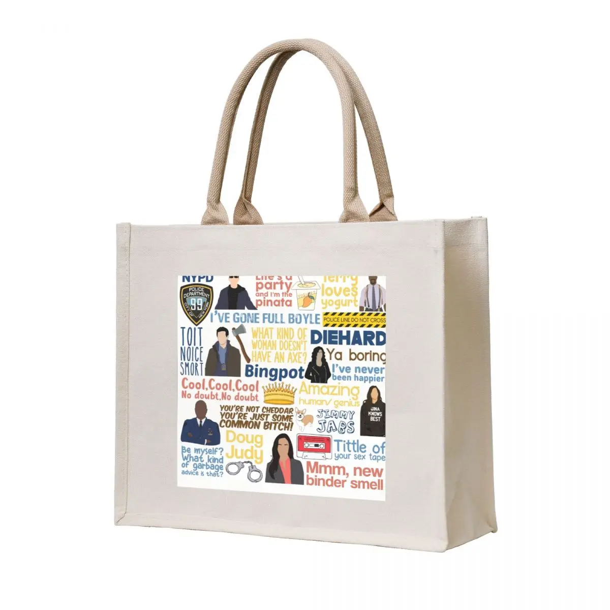 

B 99 Doodle Tote Bag shopper bag women canvas custom fabric bag tote bags aesthetic