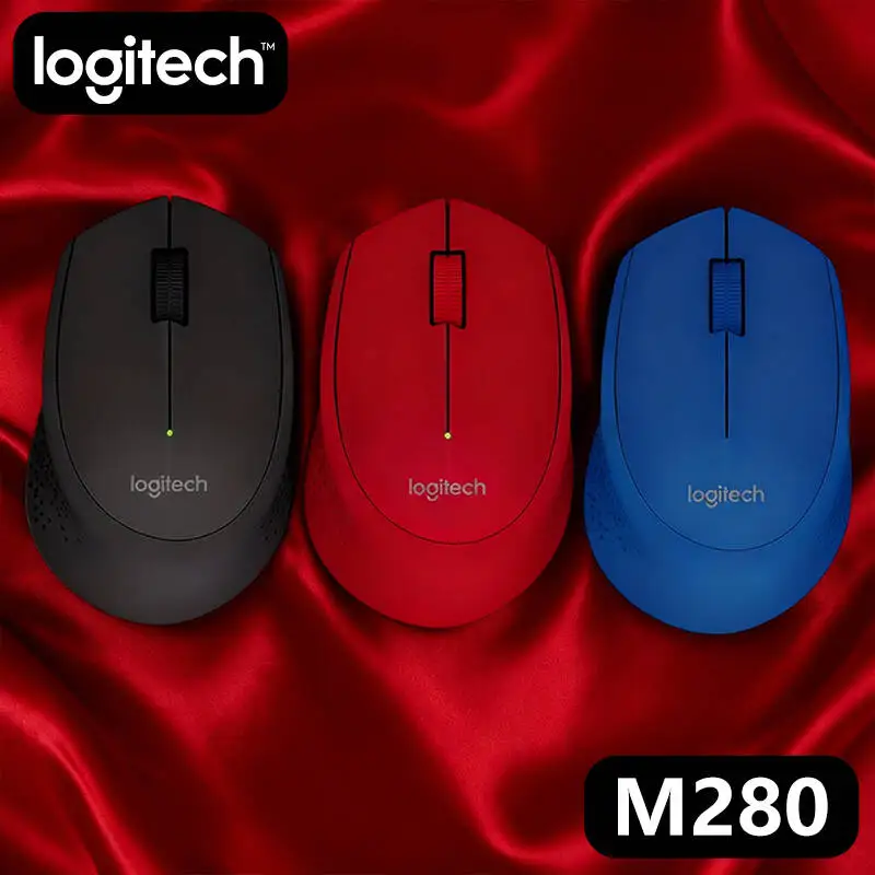 

Logitech M280 Wireless Mouse, 2.4GHz Stable Connection, High Precision, Ergonomic Grip, 12-Month Battery, Windows/PC