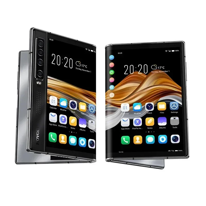 Смартфон-трансформер 2026/FlexPai 2 5G с процессором Qualcomm Snapdragon 865, поддержкой всех сетей, двумя SIM-картами и функцией Dual Standby — оригинальный 5G-смартфон