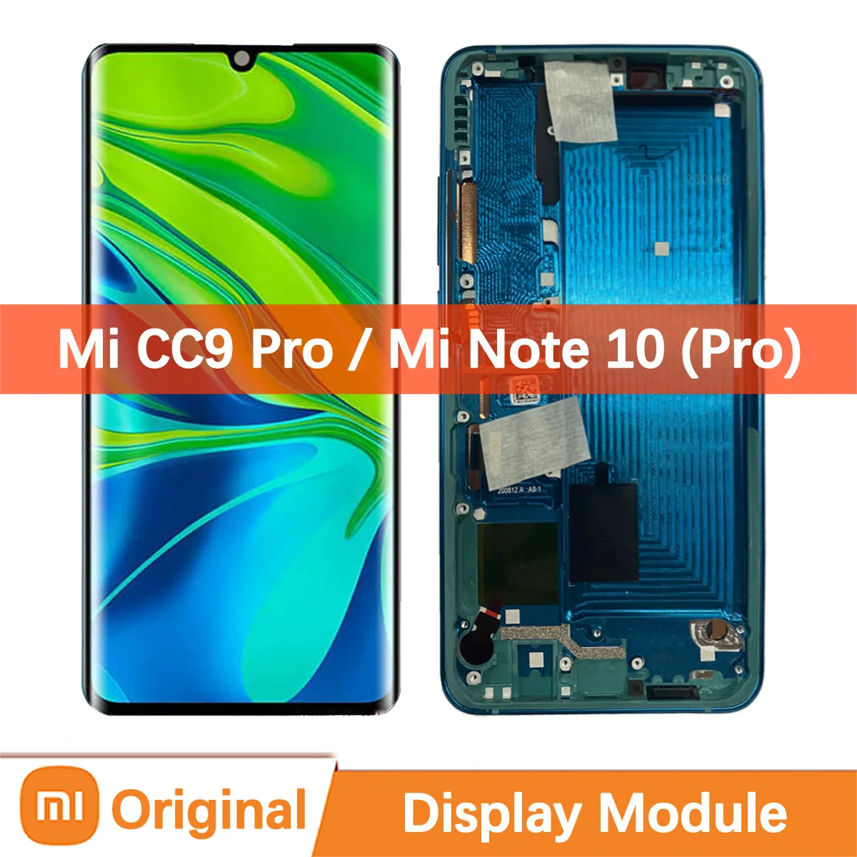 

6.47"Original AMOLED Display For Xiaomi CC9 Pro Screen Touch Panel Digitizer Parts M1910F4E M1910F4G M1910F4S Mi Note 10 Assemb