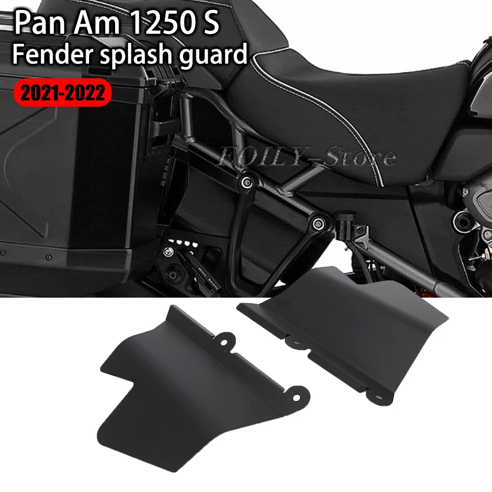 

Brand New Motorcycle CNC Aluminum Fender Splash Guard Rear Passenger Foot Side Panels for Pan Am 1250 S Special 2021 2022