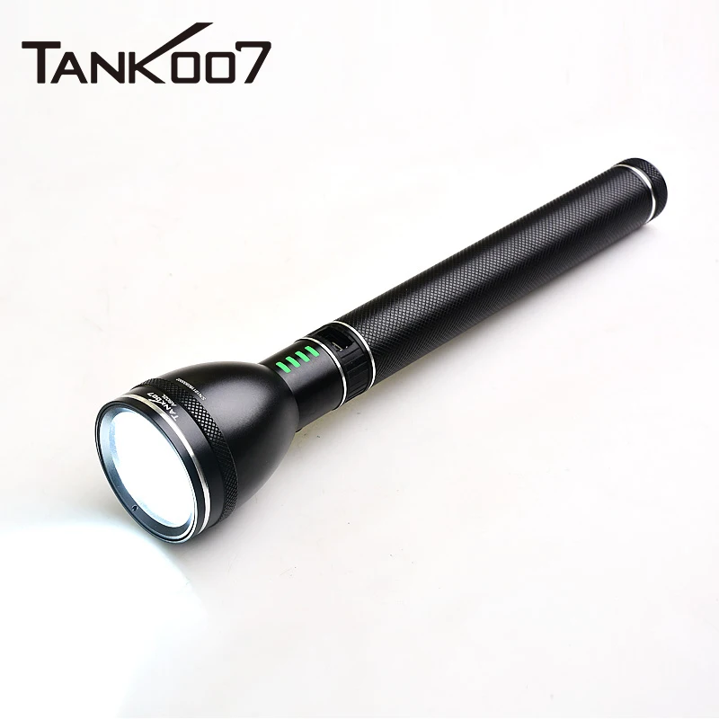 

TANK007 Torch High Power Rechargeable LED Flashlight for Outdoor Patrol Hiking Camping Lantern Waterproof and Shockproof A602L