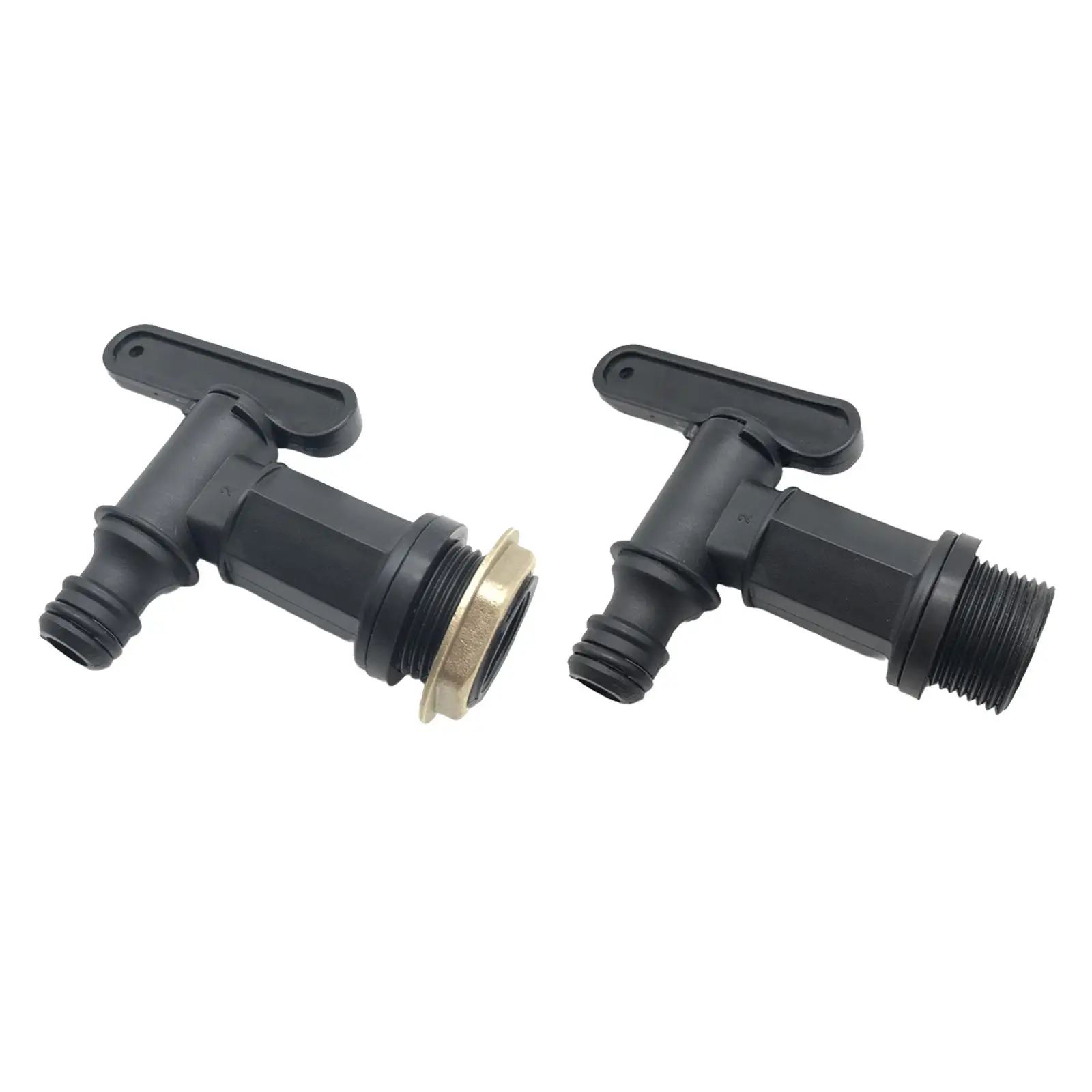 ブラックウォーターバットタップアダプター、実用的な交換、ガーデンツール、レインストレージタンク