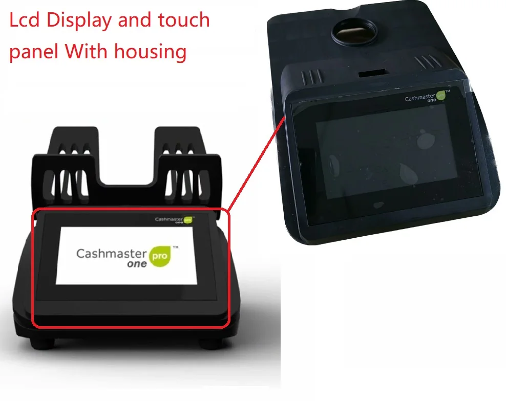 

4.3" LCD and Touch panel With Frame For Cashmaster One Pro Note & Coin Scale Display With Digitizer