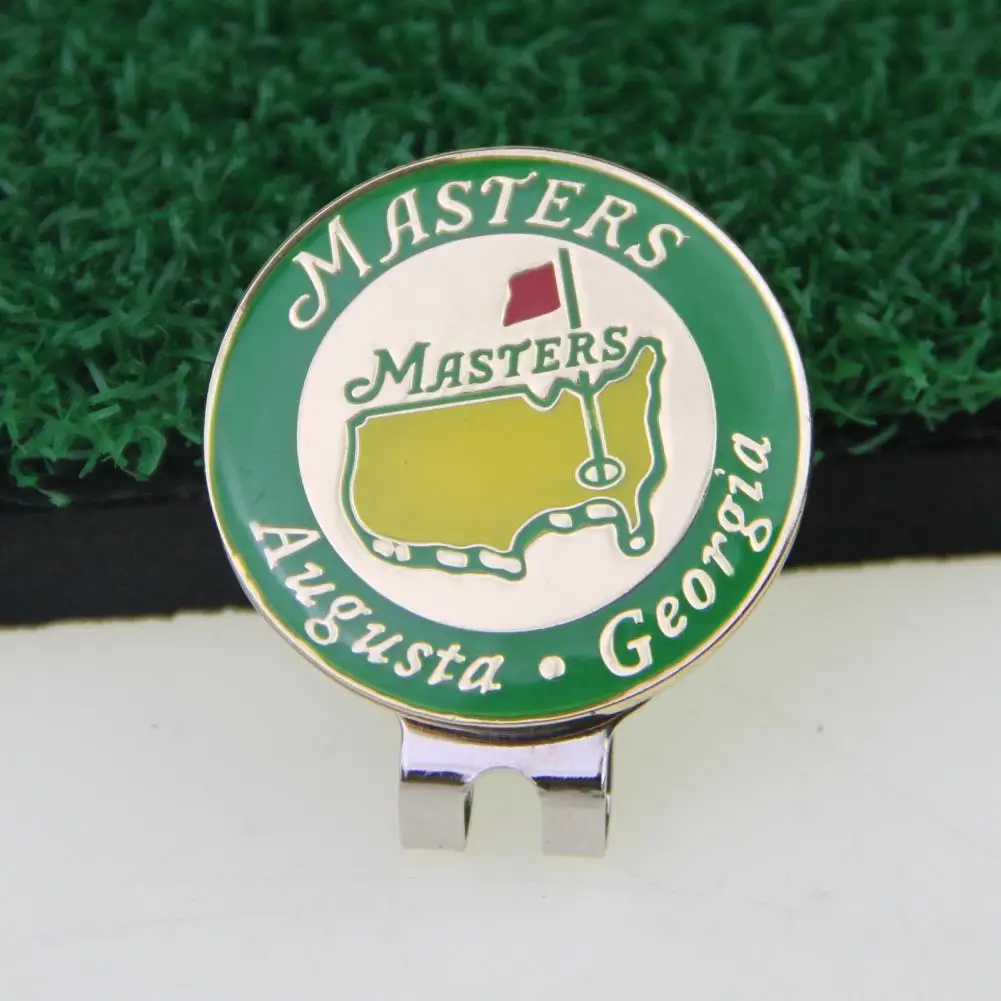 1 zestaw Golf Marker Clip pomoce szkoleniowe antykorozyjne przenośne magnetyczne stopu cynku piłka golfowa Marker akcesoria do golfa 볼마커