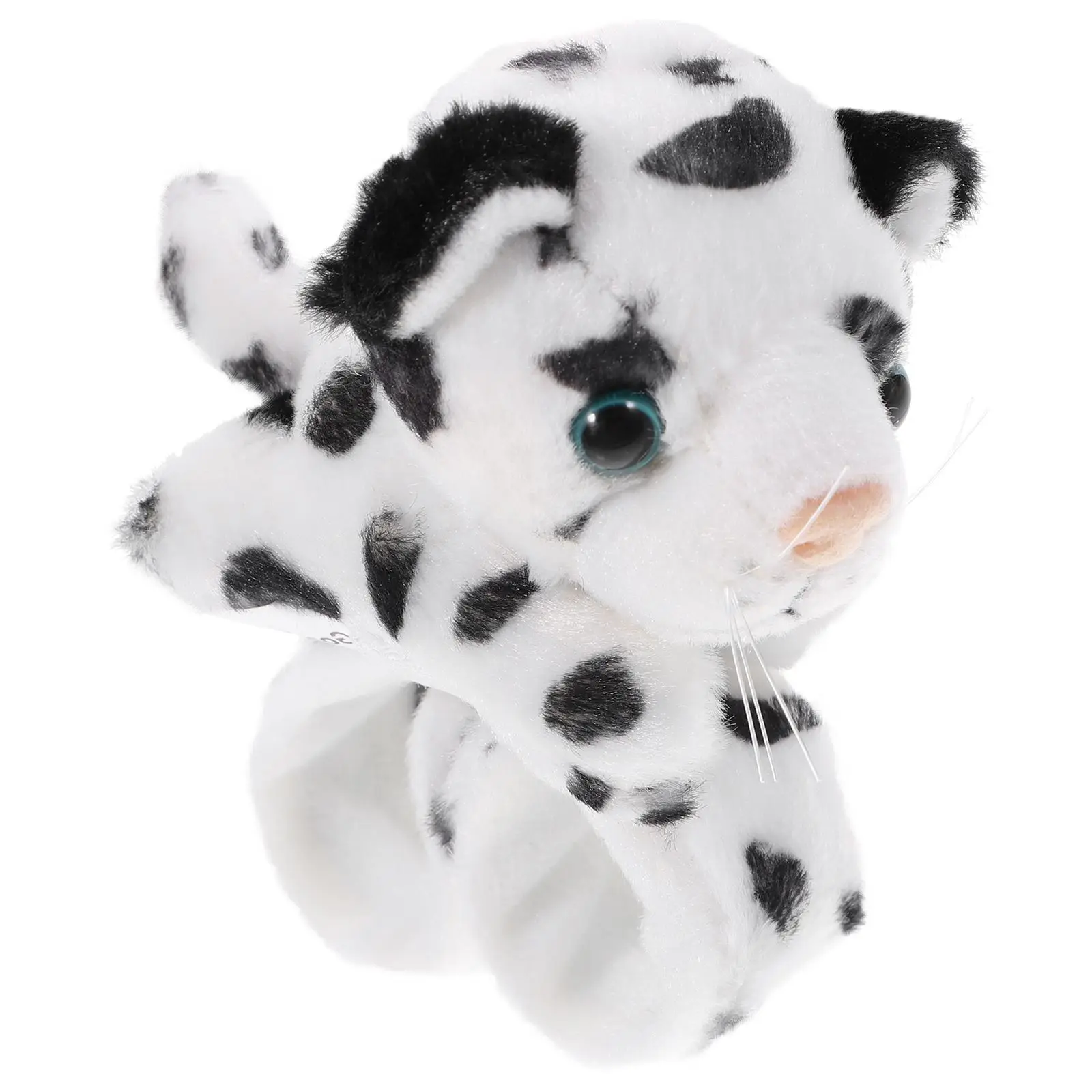 Snow Leopard Bracelets Simulated Animal Snow Leopard Slap Bracelets Kids Birthday Jungle Theme Decorations Lightweight