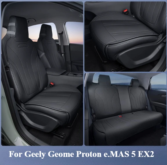 For Geely Geome‌ Proton e.MAS 5 EX2 Car seat cushion cover breathable all-season stain-resistant and wear-resistant