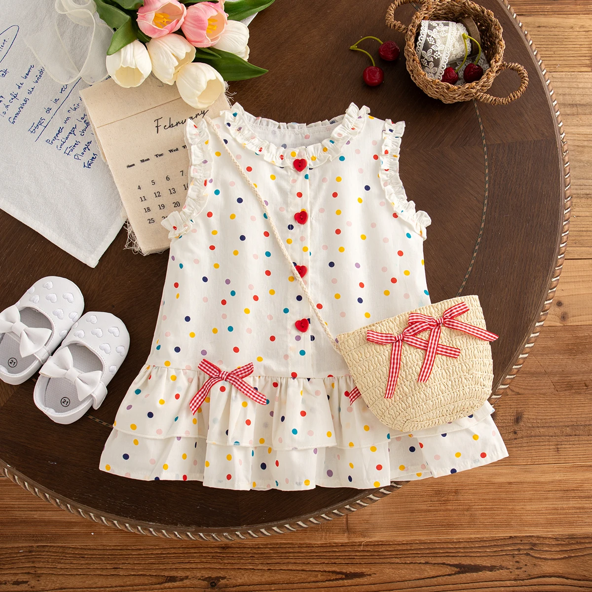 

Summer New Girls' Chinese Style Dress Cute Baby Girl Chinese Style Cheongsam Western-Style Princess Dress