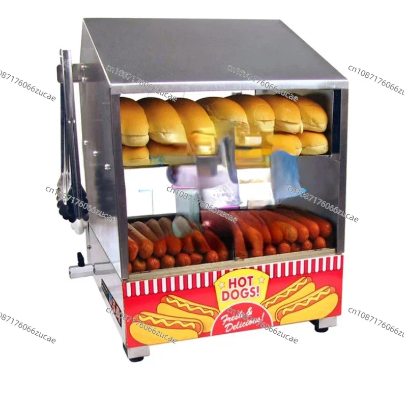 

Commercial Stainless Steel Paragon Hot Dog Steamer Machine with Temperature Control