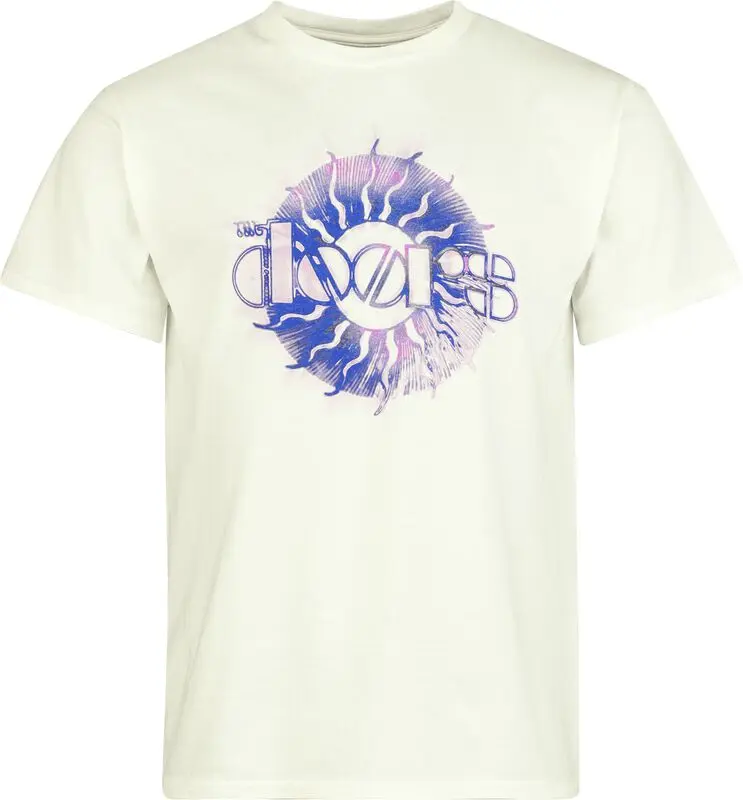 Breakthrough The Doors T-Shirt für Männer und Frauen, Metal-Rock-Band-Grafik-T-Shirt aus Baumwolle, Sommer-Streetwear-Oberteil – Detail 7