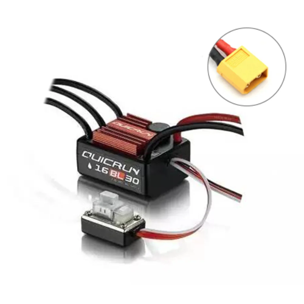 HobbyWing QuicRun WP-16BL30 30A Waterproof And Brushless ESC For 1/16 RC Car