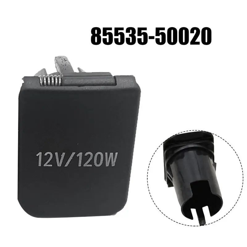 A13F-85535-50020 Rear Row Power Socket Cover For Toyota Lexus 4RUNNER Corolla Prado Alphard Cigarette Lighter Panel Plug Caps