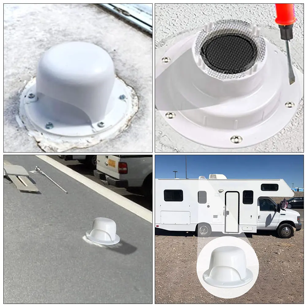 

White Plastic Rv Plumbing Vent Cap Replacement 2 Inch Pipe Roof Vent Cover Universal Trailer Camper Rv Plumbing Parts