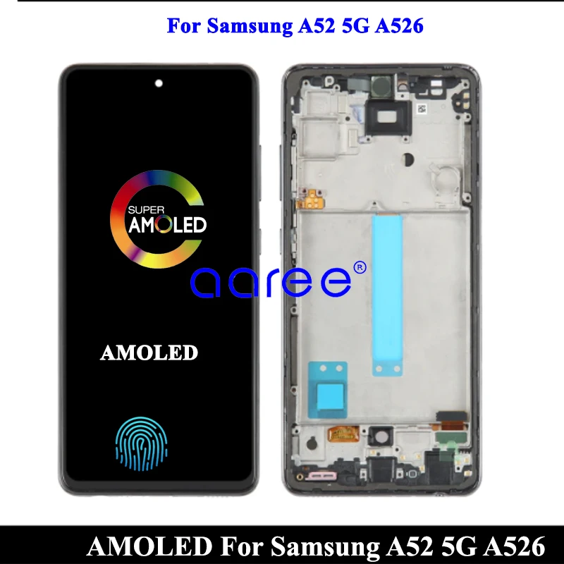 Display OLED LCD For Samsung A52 5G LCD A526 Lcd For Samsung A52 5G A526  LCD Screen Touch Digitizer Assembly