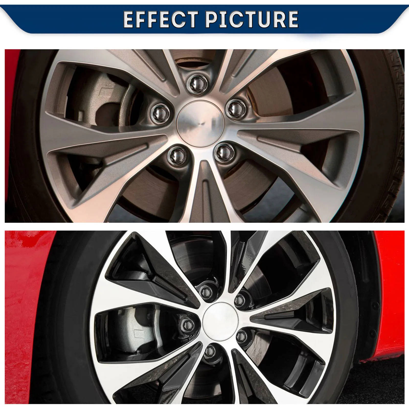 

4pcs Anti-Theft Locking Wheel Nuts Tapered Seat Car Parts Socket Included Sturdy Corrosion Resistant Steel Alloy Wheels