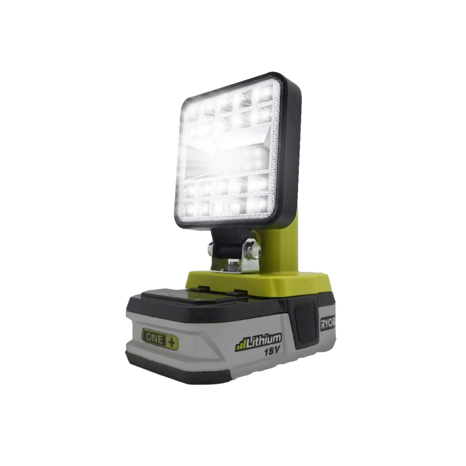 LED Work Light Portable Flashlight Outdoor Waterproof High Power Lamp Compatible for Ryobi 18V Li-ion Battery