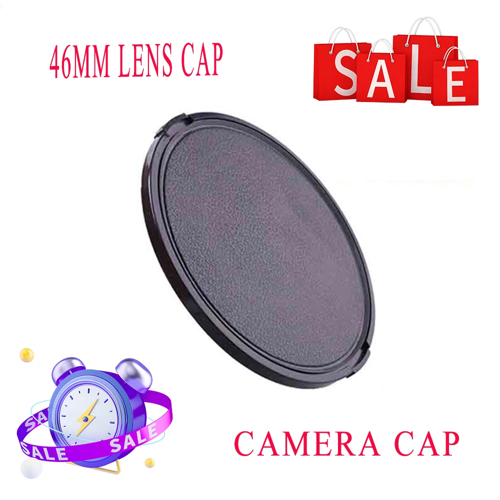 46mm Lens Cap Protector Front Cover Hood Camera For Canon Nikon Sony Pentax Olympus Panasonic Lumix Fujifilm DSLR Accessories