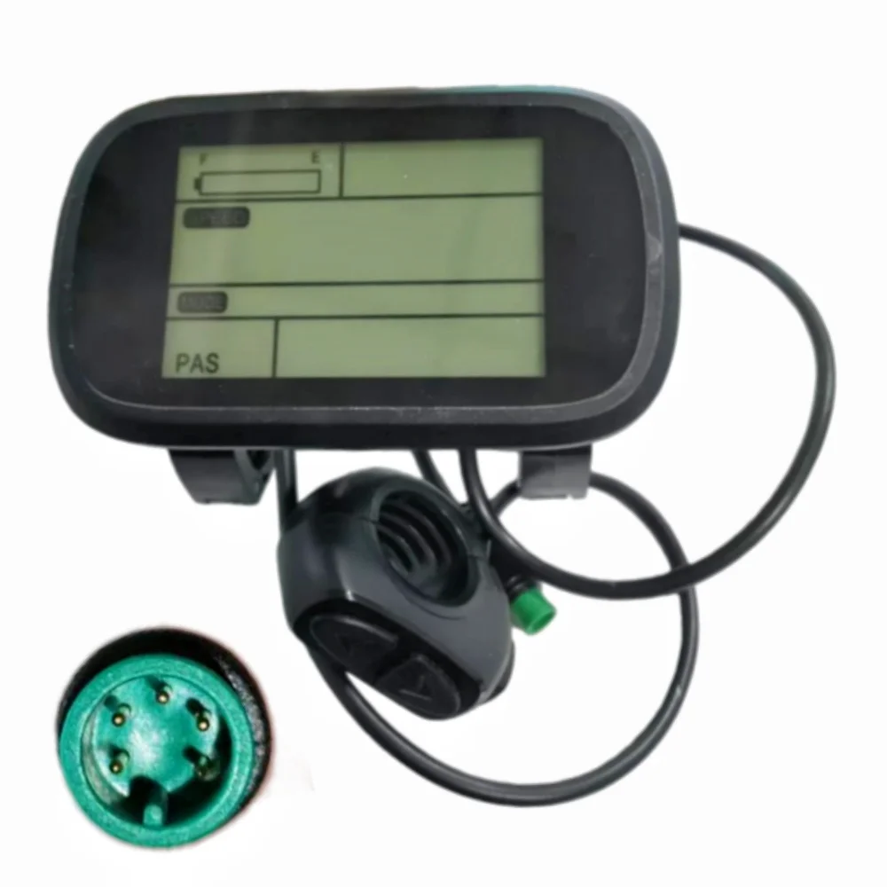 

Nulkomma 5527 Ebike LCD Display Meter 5-pin Connector Electric Bicycle Conversion Kit e-Bike Speed Control Panel