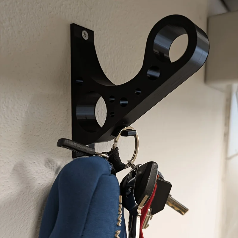 1Pc Plastic Motorcycle Helmet Wall Mount Holder Scratch Rust Corrosion Resistant Easy Install Full Face Helmet Storage Rack