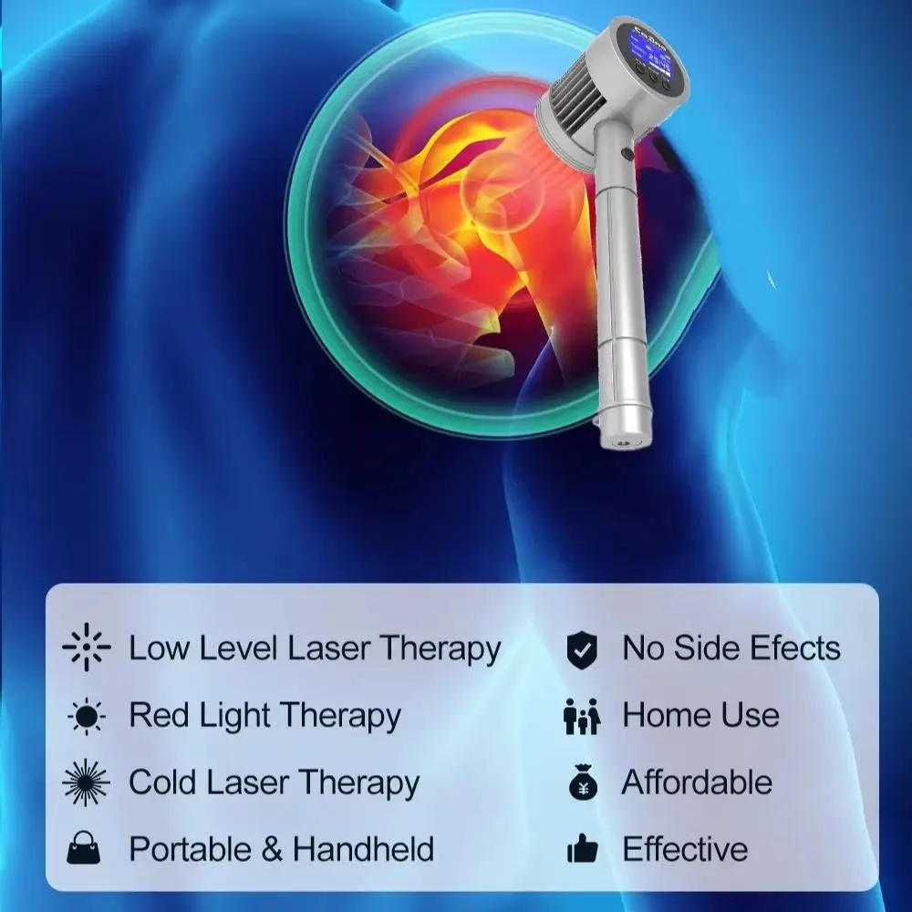 

Аппарат для холодной лазерной терапии COZING 6x808нм+19x650нм - Профессиональная терапия красным светом и инфракрасным излучением для лечения артрита и хронической боли
