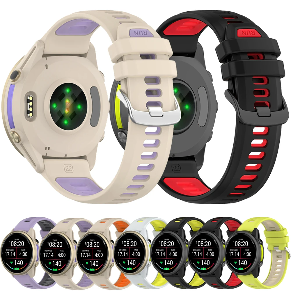 Official Silicone Strap for Garmin Forerunner 970 Breathable Sports Bracelet for Garmin Forerunner 965 955 945 935 745 Accessory
