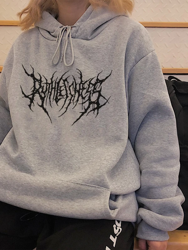 Damen-Sweatshirt mit Kapuze, Winter-Street-Sweatshirt, schmale Passform, lang, Rund, Ne-Farbe, Street Sle, Sportbekleidung, lässig, Faion