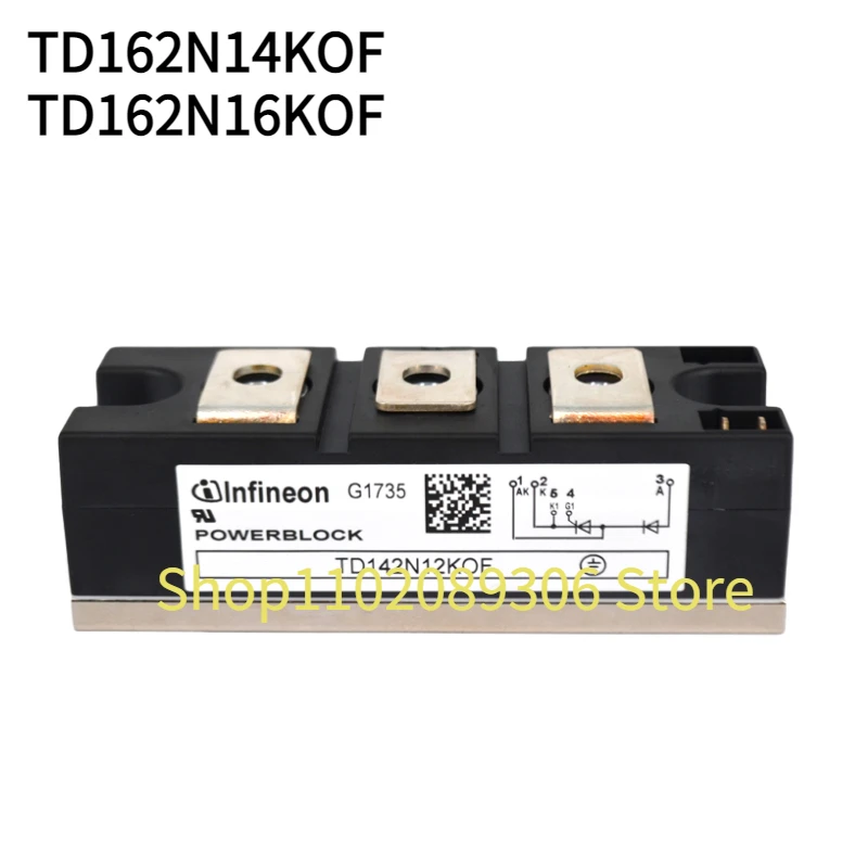 

Infineon power IGBT thyristor module td162n14kof td162n16kof