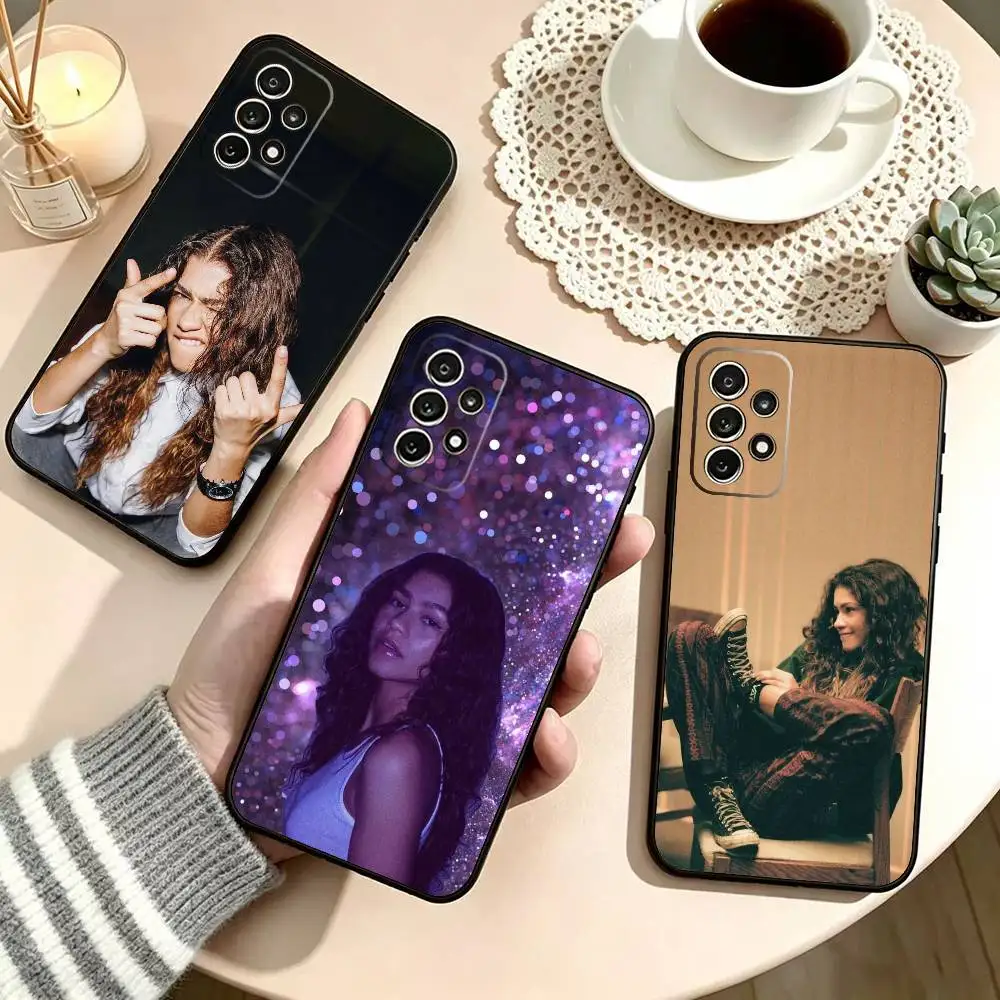 Z-Zendaya C-Coleman Phone Case For Samsung S25,S24,S21,S22,S23,S30,Ultra,S20,Plus,Fe,Lite,Note,10,Black Cover