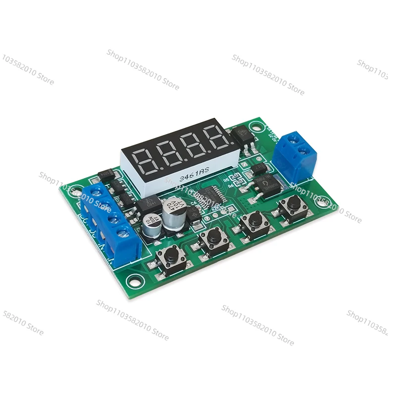 Trigger cycle delay disconnect MOS transistor control replacement relay module 5V12V24 high-power circuit switch