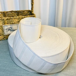 5M/Lot White Tape Curtain Accessories DIY Sewing Curtain Accessories Cloth Belt for Home Window