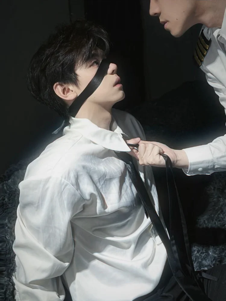 

Мужская белая рубашка Briti Sle с длинным рукавом, свободного кроя, не требующая глажки, модная, молодежная, осенне-зимняя, повседневная